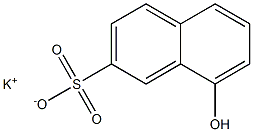 8-Hydroxy-2-naphthalenesulfonic acid potassium salt Struktur