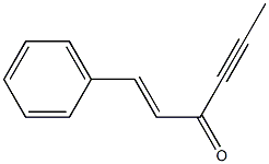 1-Phenyl-1-hexen-4-yn-3-one Struktur