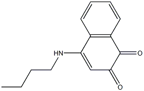 4-(Butylamino)naphthalene-1,2-dione Struktur