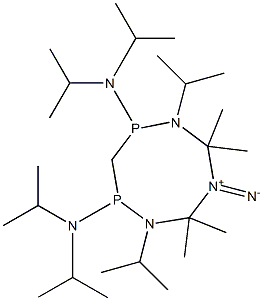 Diazobis[bis(diisopropylamino)phosphino]methane Struktur