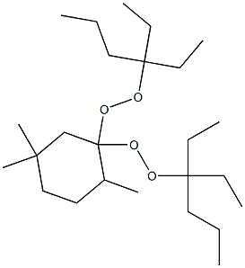 2,5,5-Trimethyl-1,1-bis(1,1-diethylbutylperoxy)cyclohexane Struktur