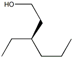 [R,(-)]-3-Ethyl-1-hexanol Struktur