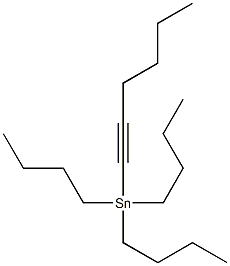 1-Hexynyltributylstannane Struktur