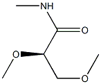 [R,(+)]-2,3-Dimethoxy-N-methylpropionamide Struktur