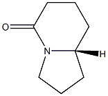 (8aR)-Octahydroindolizine-5-one Struktur