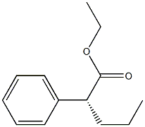 [R,(-)]-2-Phenylvaleric acid ethyl ester Struktur