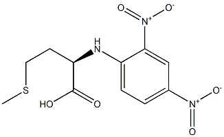 (2R)-2-(2,4-Dinitrophenylamino)-4-(methylthio)butyric acid Struktur