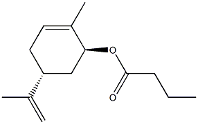 trans-L-Carvyl butyrate Struktur