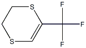 2-Trifluoromethyl-5,6-dihydro-1,4-dithiin Struktur