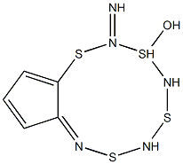 3-Hydroxy-3,4,5,6-tetrahydro-2H-cyclopentathiazol-2-imine Struktur