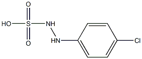 2-(p-Chlorophenyl)hydrazinesulfonic acid Struktur