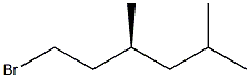 [S,(+)]-1-Bromo-3,5-dimethylhexane Struktur