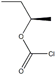 (-)-Chloroformic acid (R)-sec-butyl ester Struktur