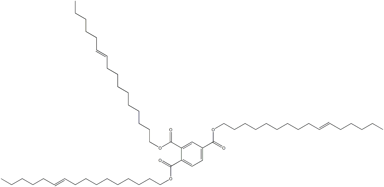 1,2,4-Benzenetricarboxylic acid tri(10-hexadecenyl) ester Struktur