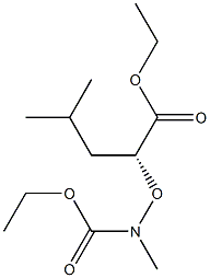 [R,(+)]-2-[[Ethoxycarbonyl(methyl)amino]oxy]-4-methylvaleric acid ethyl ester Struktur