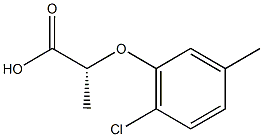 [R,(+)]-2-[(6-Chloro-m-tolyl)oxy]propionic acid Struktur