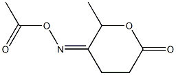 5-Acetoxyimino-6-methyl-3,6-dihydro-2H-pyran-2(4H)-one Struktur