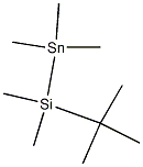 Trimethyl(tert-butyldimethylsilyl)stannane Struktur