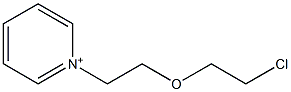 1-[2-(2-Chloroethoxy)ethyl]pyridinium Struktur