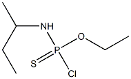 sec-Butylphosphoramidochloridothioic acid O-ethyl ester Struktur