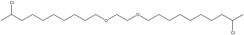 1,1'-[1,2-Ethanediylbis(oxy)]bis(9-chlorodecane) Struktur