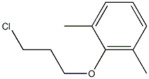 1-(3-Chloropropoxy)-2,6-dimethylbenzene Struktur