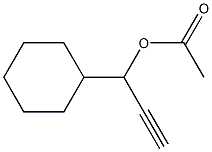 3-Acetoxy-3-cyclohexyl-1-propyne Struktur