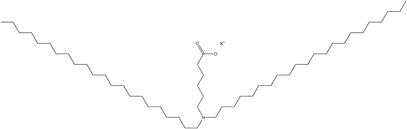 6-(Didocosylamino)hexanoic acid potassium salt Struktur