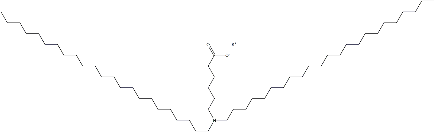 6-(Ditricosylamino)hexanoic acid potassium salt Struktur