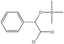 1,1-Dichloro-2-phenyl-2-trimethylsiloxyethane Struktur