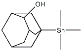 1-(Trimethylstannyl)adamantane-4-ol Struktur