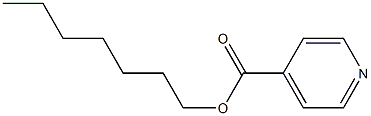 Isonicotinic acid heptyl ester Struktur