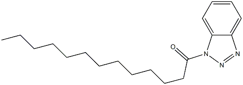 1-Tridecanoyl-1H-benzotriazole Struktur