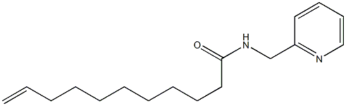 N-(2-Pyridylmethyl)-10-undecenamide Struktur