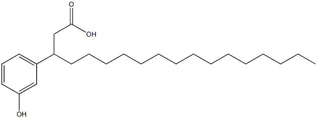 3-(3-Hydroxyphenyl)stearic acid Struktur