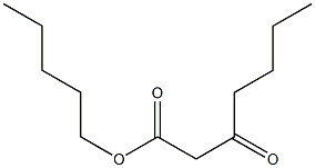 3-Oxoheptanoic acid pentyl ester Struktur