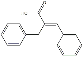 (E)-2-Benzyl-3-phenylpropenoic acid Struktur