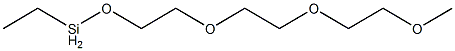 Ethyl[2-[2-(2-methoxyethoxy)ethoxy]ethoxy]silane Struktur