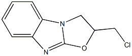 2,3-Dihydro-2-chloromethyloxazolo[3,2-a]benzimidazole Struktur