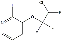 2-Iodo-3-(2-chloro-1,1,2-trifluoroethoxy)pyridine Struktur