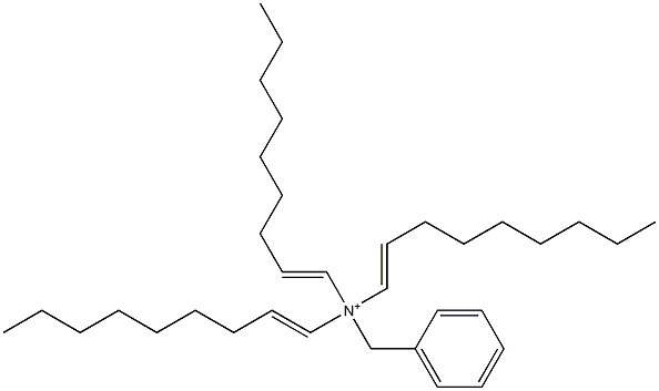 Tri(1-nonenyl)benzylaminium Struktur