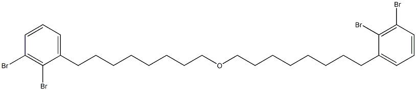 2,3-Dibromophenyloctyl ether Struktur