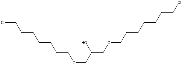 1,3-Bis(7-chloroheptyloxy)-2-propanol Struktur