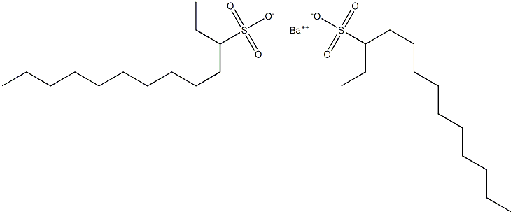 Bis(tridecane-3-sulfonic acid)barium salt Struktur