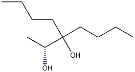 [R,(+)]-3-Butyl-2,3-heptanediol Struktur