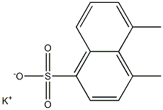 4,5-Dimethyl-1-naphthalenesulfonic acid potassium salt Struktur