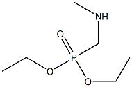 (Methylaminomethyl)phosphonic acid diethyl ester Struktur