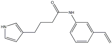 N-(3-Ethenylphenyl)-1H-pyrrole-3-butyramide Struktur