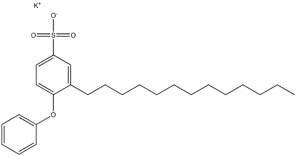 4-Phenoxy-3-tridecylbenzenesulfonic acid potassium salt Struktur