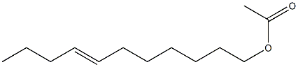 7-Undecene-1-ol acetate Struktur